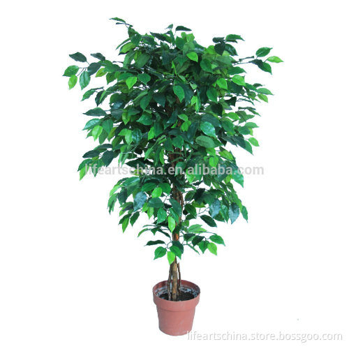 artificial ficus tree, 140cm ficus tree /real trunk
